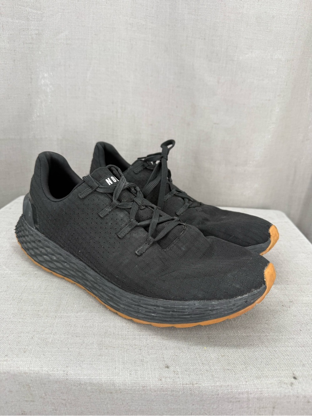 Nobull All Day Ripstop Runner Mens Size 10 US Black Gum Running Training Shoes